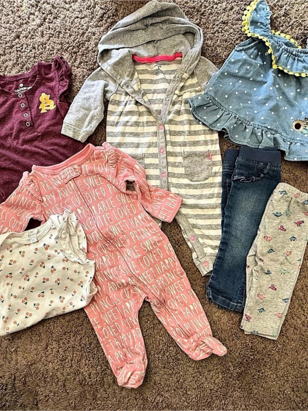 Kids Mixed Clothing Lot Pink Blue